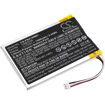   Panasonic VSB0526 helyettesítő kamera akkumulátor (Li-Polymer, 3.7V, 1500mAh / 5.55Wh) - Utángyártott