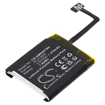   Amazfit PL412631 helyettesítő okosóra akkumulátor (Li-Polymer, 3.87V, 470mAh / 1.82Wh) - Utángyártott