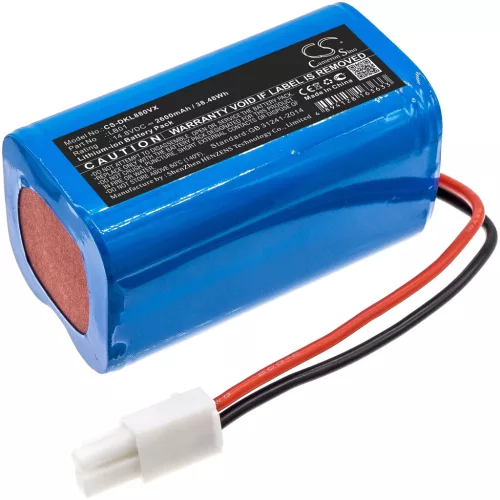 Donkey LB01 helyettesítő takarítógép akkumulátor (Li-ion, 14.8V, 2600mAh / 38.48Wh) - Utángyártott
