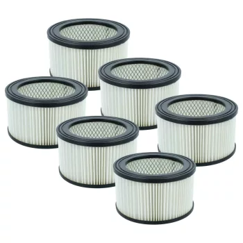   6 db Vigor ASPIR-EL INOX LT 15 készülékhez takarítógép HEPA szűrőbetét - Utángyártott