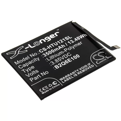 HTC B2Q6E100 helyettesítő mobiltelefon akkumulátor (Li-Polymer, 3.85V, 3500mAh / 13.48Wh) - Utángyártott