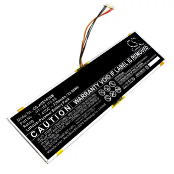   Avita PT3165115-2S helyettesítő laptop akkumulátor (Li-Polymer, 7.4V, 3200mAh / 23.68Wh) - Utángyártott