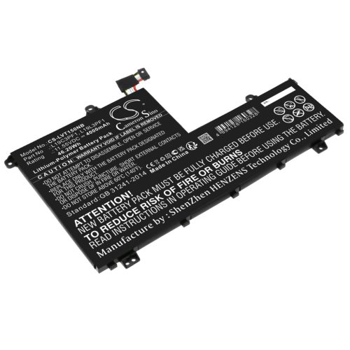 Lenovo SB10V25242 helyettesítő laptop akkumulátor (Li-Polymer, 11.55V, 4000mAh / 46.2Wh) - Utángyártott