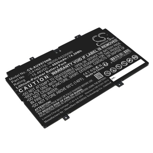 Asus C41N2110 helyettesítő laptop akkumulátor (Li-Polymer, 15.48V, 4800mAh / 74.3Wh) - Utángyártott