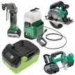 Hikoki BSL36B18 helyettesítő szerszámgép akkumulátor (Li-Ion, 18V, 5000mAh / 90Wh, Fekete) - Utángyártott
