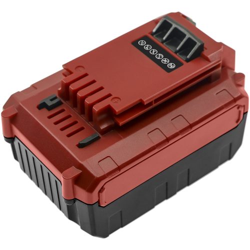 Black & Decker LBXR20B helyettesítő szerszámgép akkumulátor (Li-Ion, 20V, 5000mAh / 100Wh, Fekete / Piros) - Utángyártott