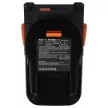 AEG L1815R, L1830R helyettesítő szerszámgép akkumulátor (Li-Ion, 18V, 6000mAh / 108Wh) - Utángyártott