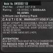 Bosch R909723 helyettesítő szerszámgép akkumulátor (Li-Ion, 18V, 5000mAh / 90Wh) - Utángyártott