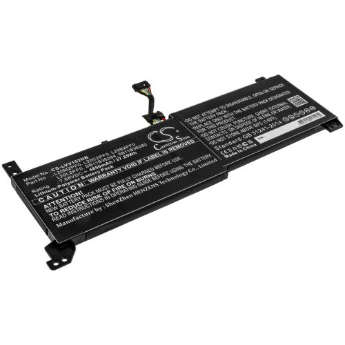 Lenovo SB11B36284 helyettesítő laptop akkumulátor (Li-Polymer, 7.68V, 4850mAh / 37.25Wh) - Utángyártott