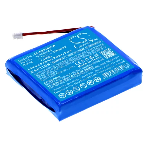 Albrecht JHHY903448A helyettesítő rádió akkumulátor (Li-Polymer, 3.7V, 2000mAh / 2000Wh) - Utángyártott