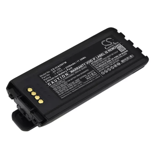 Icom BP-288 helyettesítő rádió akkumulátor (Li-Ion, 7.4V, 2350mAh / 17.39Wh) - Utángyártott