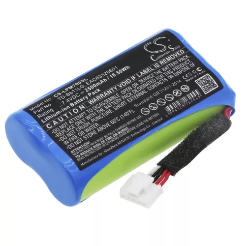 LG TD-Bb11 helyettesítő hangszóró akkumulátor (Li-Ion, 7.4V, 2500mAh / 18.5Wh) - Utángyártott
