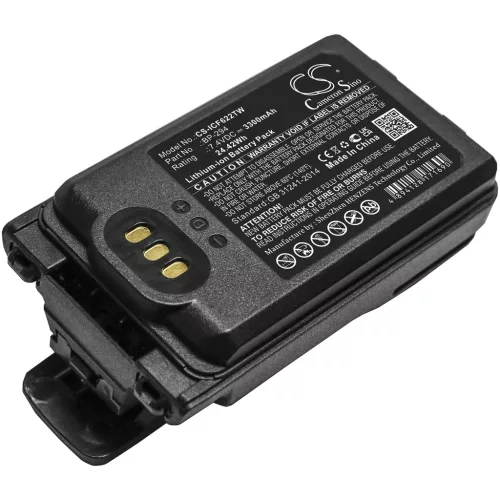 Icom BP-294 helyettesítő rádió akkumulátor (Li-Ion, 7.4V, 3300mAh / 24.42Wh, Fekete) - Utángyártott