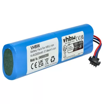   Proscenic NR18650 M26-4S2P helyettesítő takarítógép akkumulátor (Li-Ion, 14.4V, 2600mAh / 37.44Wh) - Utángyártott