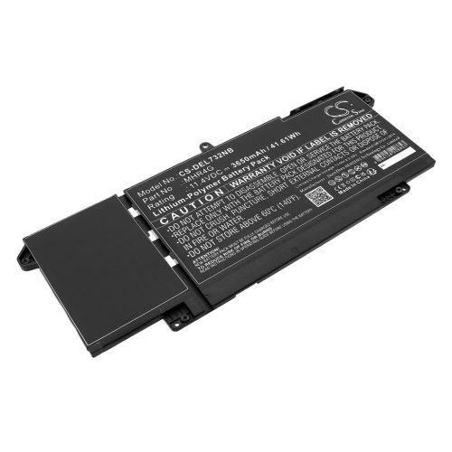 DELL TN2GY helyettesítő laptop akkumulátor (Li-Polymer, 11.4V, 3650mAh / 41.61Wh) - Utángyártott