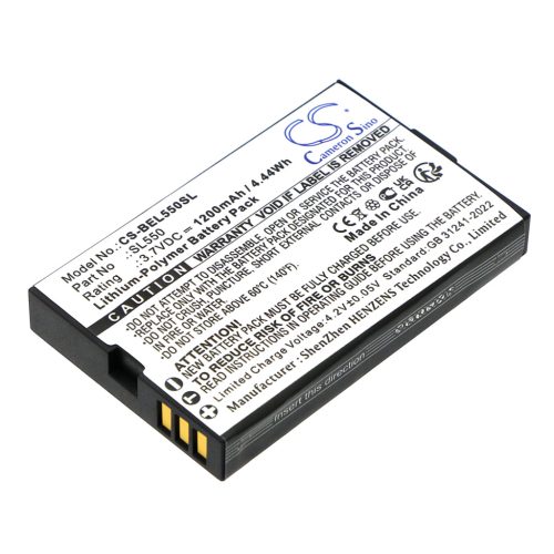 Bea-fon SL550 helyettesítő mobiltelefon akkumulátor (Li-Polymer, 3.7V, 1200mAh / 4.44Wh) - Utángyártott