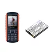 Bea-fon SL550 helyettesítő mobiltelefon akkumulátor (Li-Polymer, 3.7V, 1200mAh / 4.44Wh) - Utángyártott