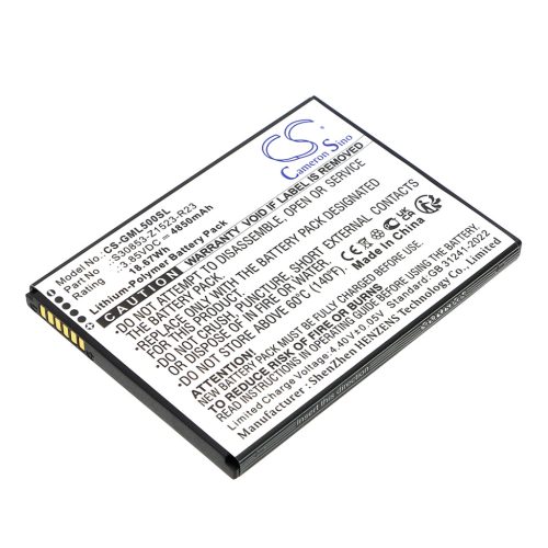 Gigaset V30145-K1310-X478 helyettesítő mobiltelefon akkumulátor (Li-Polymer, 3.85V, 4850mAh / 18.67Wh) - Utángyártott