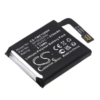   Ticwatch SP492929SI helyettesítő okosóra akkumulátor (Li-Polymer, 3.85V, 570mAh / 2.19Wh) - Utángyártott