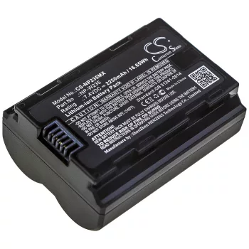   Fujifilm NP-W235 helyettesítő akkumulátor (Li-ion, 7.4V, 2250mAh / 16.65Wh) - Utángyártott