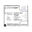 Panasonic DMW-BLG10, DMW-BLG10E helyettesítő akkumulátor (Li-ion, 7.4V, 980mAh / 7.25Wh) - Utángyártott
