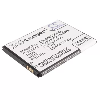   Samsung EB454357VU helyettesítő mobiltelefon akkumulátor (Li-ion, 3.7V, 1350mAh / 5.00Wh) - Utángyártott