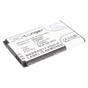   Kyocera SCP-50LBPS helyettesítő mobiltelefon akkumulátor (Li-ion, 3.7V, 950mAh / 3.52Wh) - Utángyártott