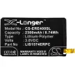 Sony Ericsson LIS1574ERPC helyettesítő mobiltelefon akkumulátor (Li-Polymer, 3.8V, 2300mAh / 8.74Wh) - Utángyártott