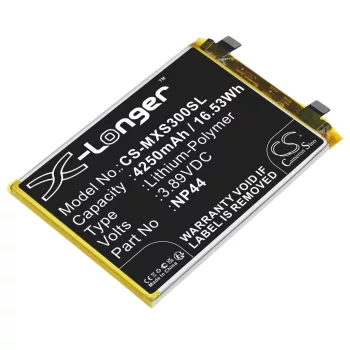   Motorola NP44 helyettesítő mobiltelefon akkumulátor (Li-Polymer, 3.89V, 4250mAh / 16.53Wh) - Utángyártott
