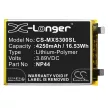 Motorola NP44 helyettesítő mobiltelefon akkumulátor (Li-Polymer, 3.89V, 4250mAh / 16.53Wh) - Utángyártott