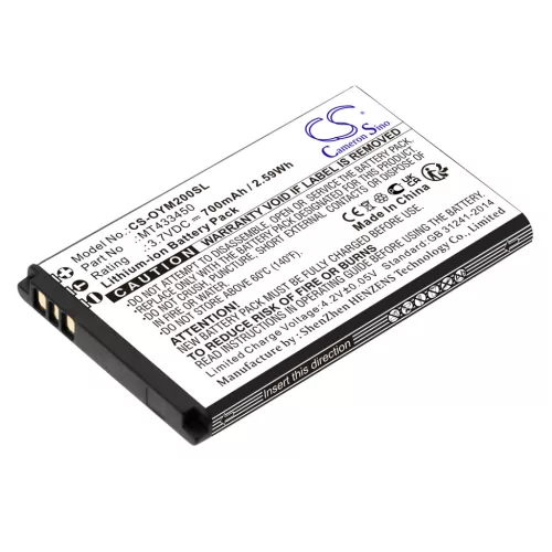 Olympia MT433450 helyettesítő mobiltelefon akkumulátor (Li-ion, 3.7V, 700mAh / 2.59Wh) - Utángyártott