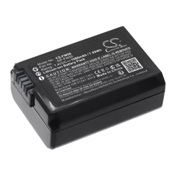   Sony NP-FW50 helyettesítő akkumulátor (Li-ion, 7.4V, 1080mAh / 7.99Wh) - Utángyártott