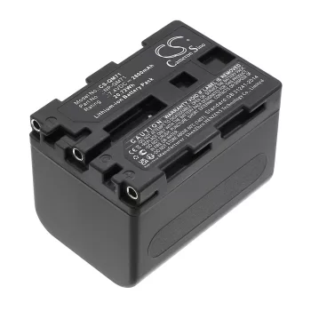   Sony NP-FM70, NP-FM71, NP-QM70, NP-QM71 helyettesítő akkumulátor (Li-ion, 7.4V, 2800mAh) - Utángyártott