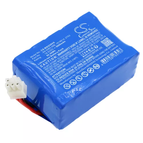 Bissell 69-0083-006 helyettesítő takarítógép akkumulátor (Li-ion, 18.5V, 5000mAh / 92.50Wh) - Utángyártott