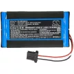 Sharp UBATiA003VBKZ helyettesítő takarítógép akkumulátor (LiFePO4, 16.0V, 3000mAh / 48.00Wh) - Utángyártott