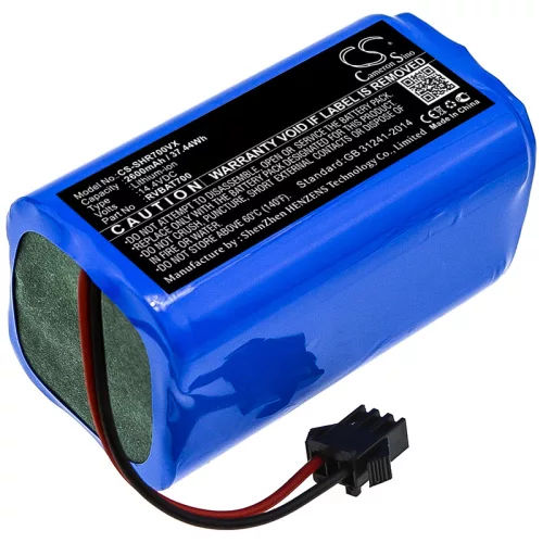 Shark RVBAT700 helyettesítő takarítógép akkumulátor (Li-ion, 14.4V, 2600mAh / 37.44Wh) - Utángyártott