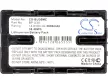 Sony BP-U30 helyettesítő akkumulátor (Li-ion, 14.8V, 2600mAh / 38.48Wh) - Utángyártott