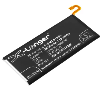   Samsung EB-BC501ABE helyettesítő mobiltelefon akkumulátor (Li-Polymer, 3.85V, 2650mAh / 10.20Wh) - Utángyártott