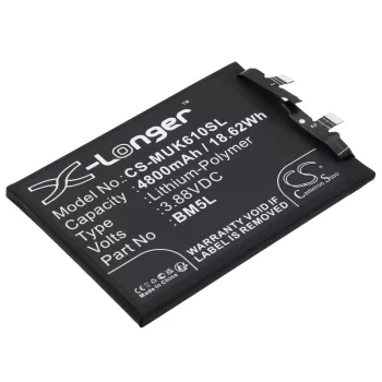   Redmi BM5L helyettesítő mobiltelefon akkumulátor (Li-Polymer, 3.88V, 4800mAh / 18.62Wh) - Utángyártott