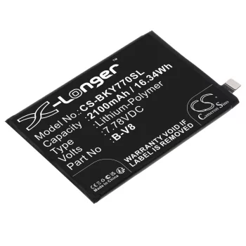  VIVO B-V8 helyettesítő mobiltelefon akkumulátor (Li-Polymer, 7.78V, 2100mAh / 16.34Wh) - Utángyártott