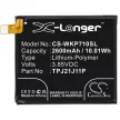 Wiko TPJ21J11P helyettesítő mobiltelefon akkumulátor (Li-Polymer, 3.85V, 2600mAh / 10.01Wh) - Utángyártott