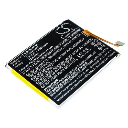 BLU C736048350L helyettesítő mobiltelefon akkumulátor (Li-Polymer, 3.8V, 3300mAh / 12.54Wh) - Utángyártott