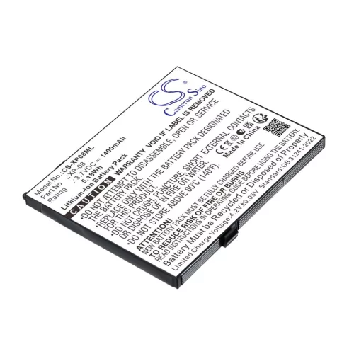 O2 709FS00848, XP-08 helyettesítő mobiltelefon akkumulátor (Li-ion, 3.7V, 2000mAh / 7.4Wh) - Utángyártott