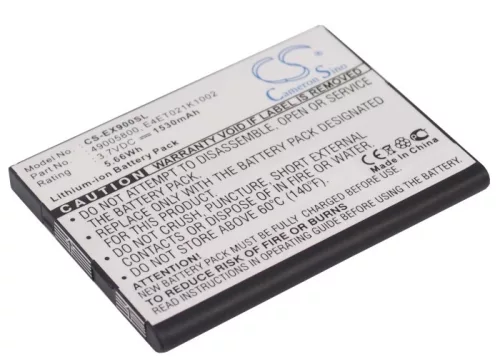 E-TEN E4ET021K1002 helyettesítő mobiltelefon akkumulátor (Li-ion, 3.7V, 1530mAh / 5.66Wh) - Utángyártott