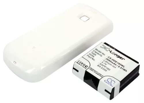 HTC SAPP160 helyettesítő mobiltelefon akkumulátor (Li-ion, 3.7V, 2680mAh / 9.92Wh) - Utángyártott