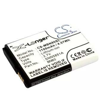   Motorola SNN5851A helyettesítő mobiltelefon akkumulátor (Li-ion, 3.7V, 1100mAh / 4.07Wh) - Utángyártott