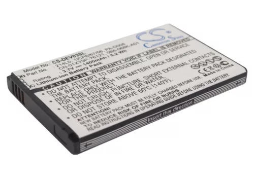 DELL PA-D008 helyettesítő mobiltelefon akkumulátor (Li-ion, 3.7V, 1400mAh / 5.2Wh) - Utángyártott