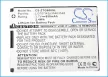 ZTE LI3708T42P3h463548 helyettesítő mobiltelefon akkumulátor (Li-ion, 3.7V, 650mAh / 2.41Wh) - Utángyártott