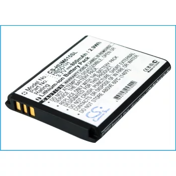   Huawei HB5D1H helyettesítő mobiltelefon akkumulátor (Li-ion, 3.7V, 800mAh / 2.96Wh) - Utángyártott
