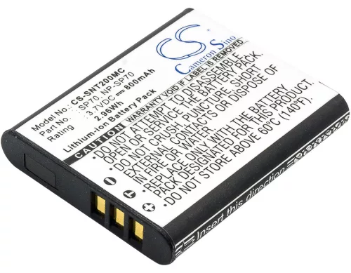 Sony SP70A, SP70A, SP70B helyettesítő akkumulátor (Li-ion, 3.7V, 800mAh / 2.96Wh) - Utángyártott